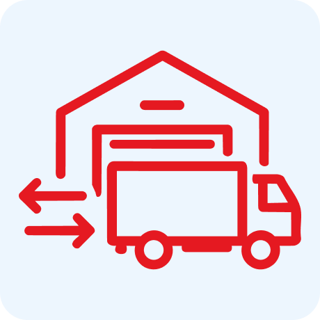Inbound & Outbound Freight icon