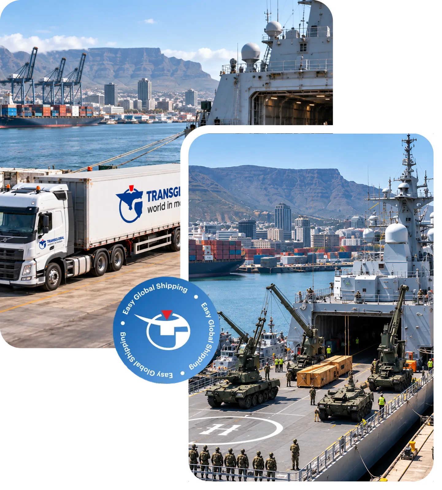 Defence equipment and supplies ready for deployment