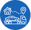 Door-to-Door Vehicle Shipping icon