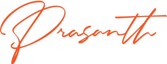 Prasanth M's signature