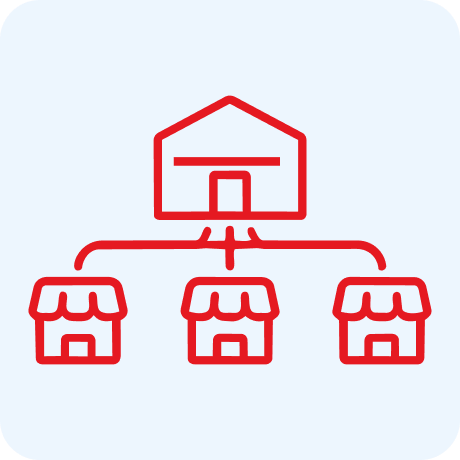 Multi-Location Distribution icon
