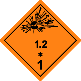 Projection hazard but not mass explosion