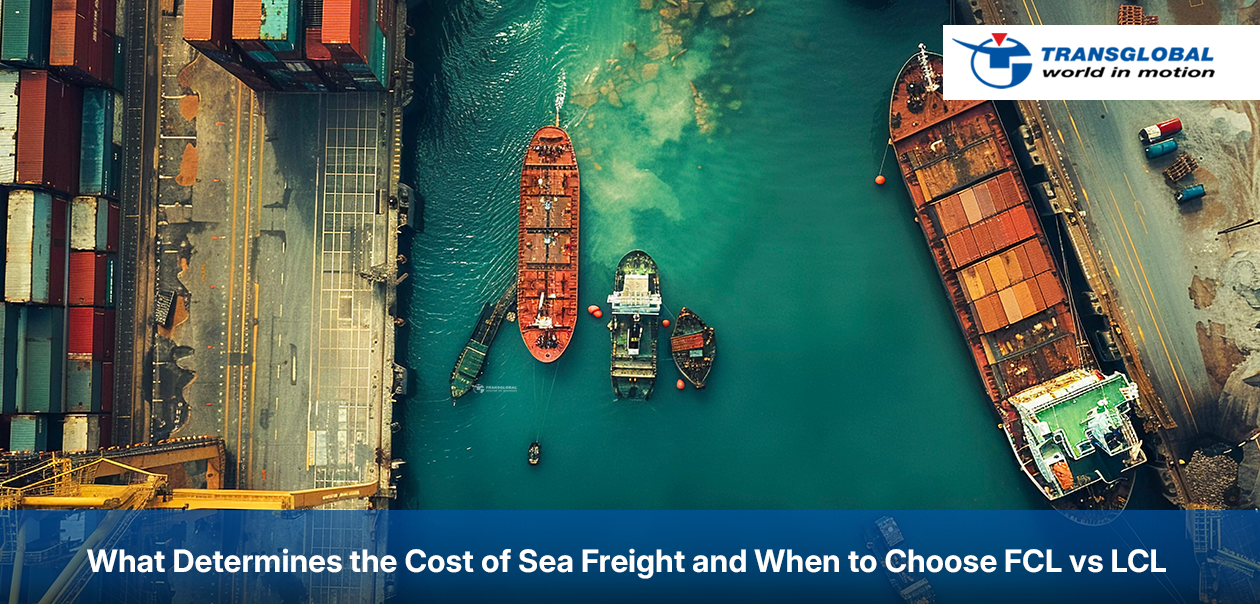 The Cost of Sea Freight and When to Choose FCL vs LCL