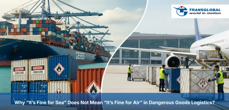 Its Fine for Sea Does Not Mean Its Fine for Air in Dangerous Goods Logistics