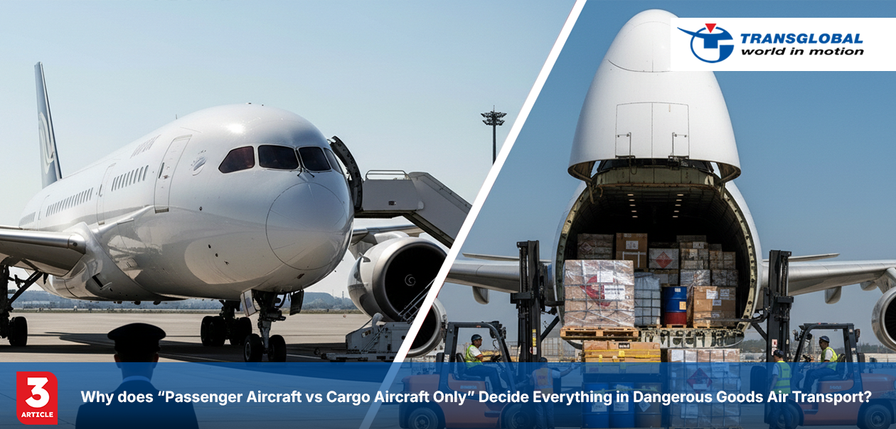 Passenger Aircraft vs Cargo Aircraft Only Decide Everything in Dangerous Goods Air Transport