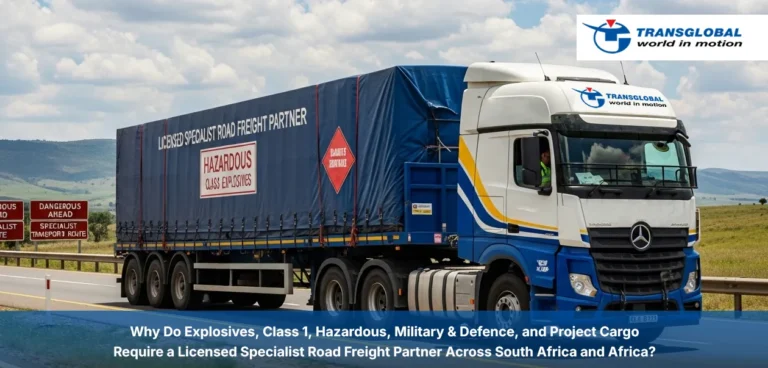 Licensed Specialist Road Freight Partner Across South Africa and Africa