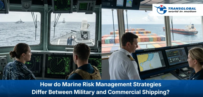 Marine Risk Management Strategies Differ Between Military and Commercial Shipping