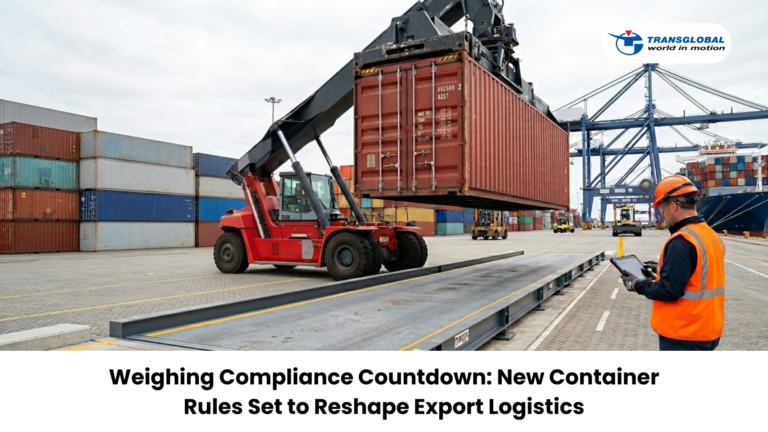Weighing Compliance Countdown New Container Rules Set to Reshape Export Logistics