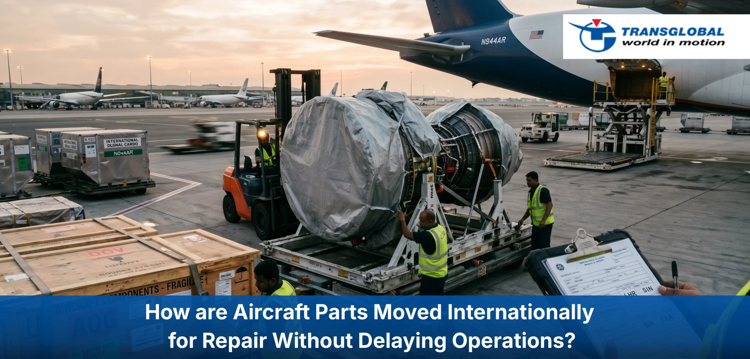 How are Aircraft Parts Moved Internationally for Repair Without Delaying Operations?